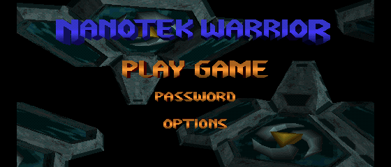 NanoTek Warrior Title Screen